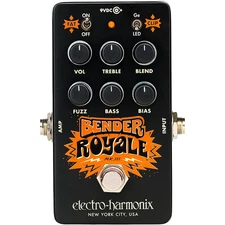 Electro-Harmonix Bender Royale Germanium Fuzz Effects Pedal - Black