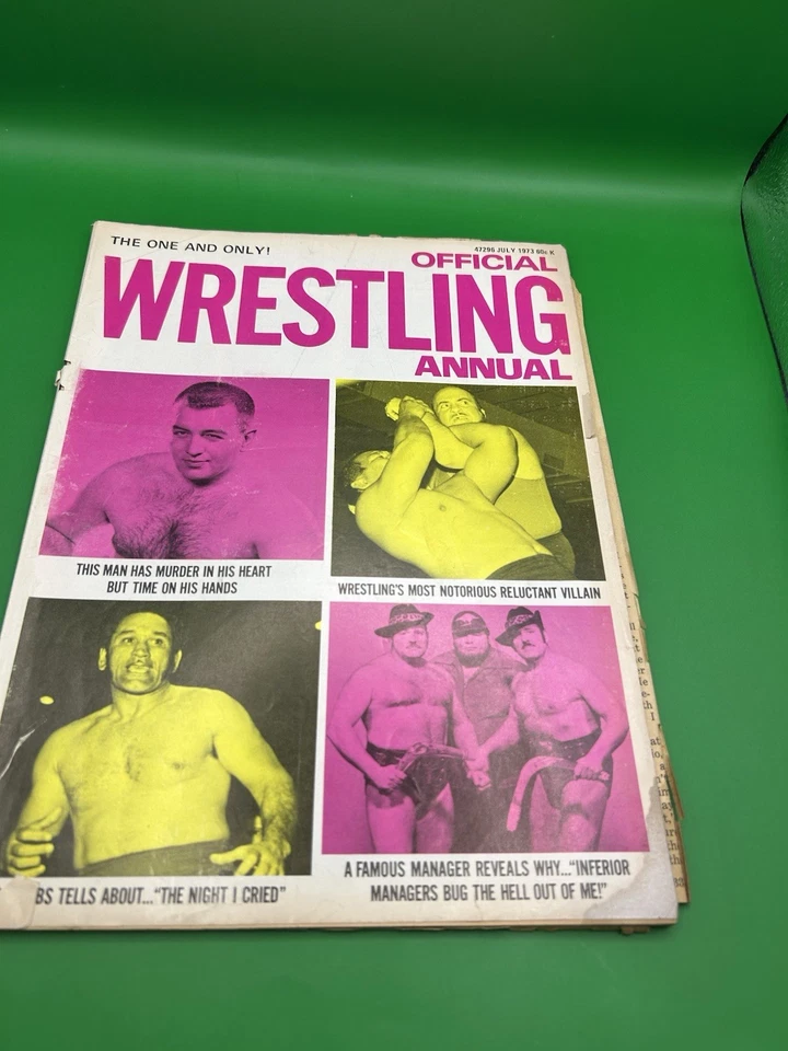 Revista anual oficial de lucha libre 1973 WEINGEROFF WWWF NWA AWA Kangaroos Revue Foto 3 de 4