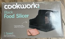 Cookworks Electric Food Slicer, Meat Slicer, Cheeses & Vegetables.