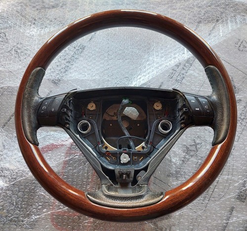 ✅Volvo Multifunction Steering Wheel. Wood. V70 XC70 XC90 S60 S80 - Picture 7 of 12