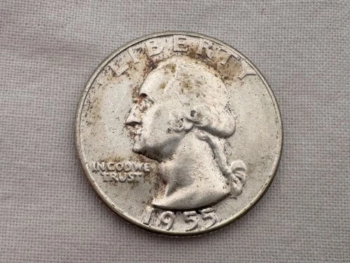1955 P U.S. Washington Silver Quarter IU-21