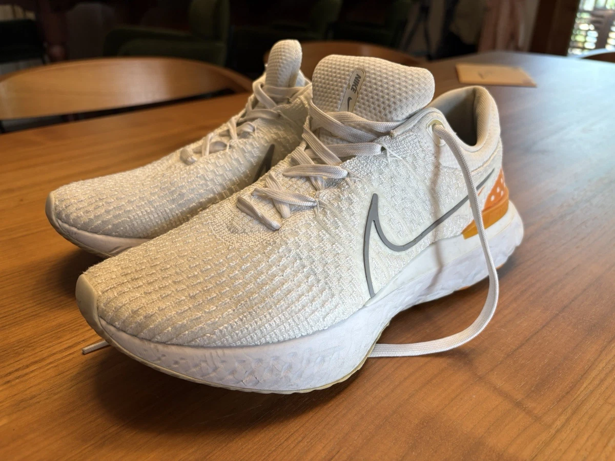 Nike React Infinity Run Flyknit 3 White Kumquat for Sale