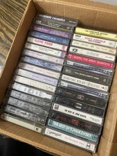 Lot of 31 Assorted Cassette Tapes 70s 80s 90s Used Various Genres Lot