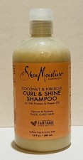 2 PACK Shea Moisture Curl  Shine Shampoo, Coconut and Hibiscus, 13 fl oz P7