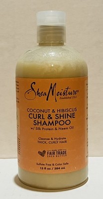 2 PACK Shea Moisture Curl & Shine Shampoo, Coconut and Hibiscus, 13 fl oz P7