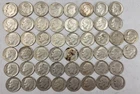 Roll of 50 Silver Roosevelt Dimes $5 Face Value 90% Silver Coins Mixed Dates