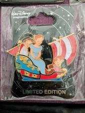 WDI Disney Peter Pan's Flight Wendy John Michael  Attraction Ship LE 300 Pin