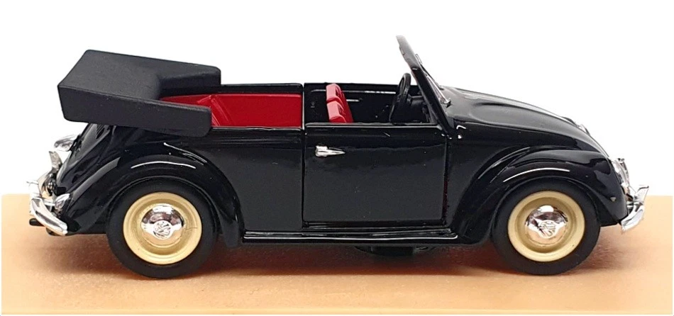Escarabajo diecast 92 escala Rio 1/43 - 1949 Volkswagen ""Beetle convertible"" - negro Foto 3 de 4