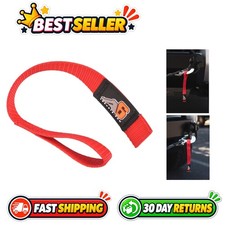 Heavy Duty Red Winch Hook Pull Strap 1 Inch Wide Made In Usa