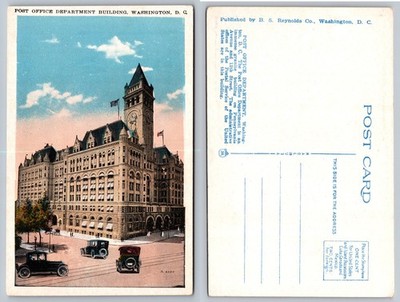 Post Office Department Building Washington DC Postcard