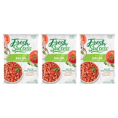 Concord Foods Mild Salsa Mix, add to Fresh Homemade 1.06 Ounce (Pack of 1)