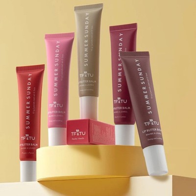 Summer Sunday Lip Butter Balm   15g Pflegender Lippenbalsam   Polypeptid & Honig