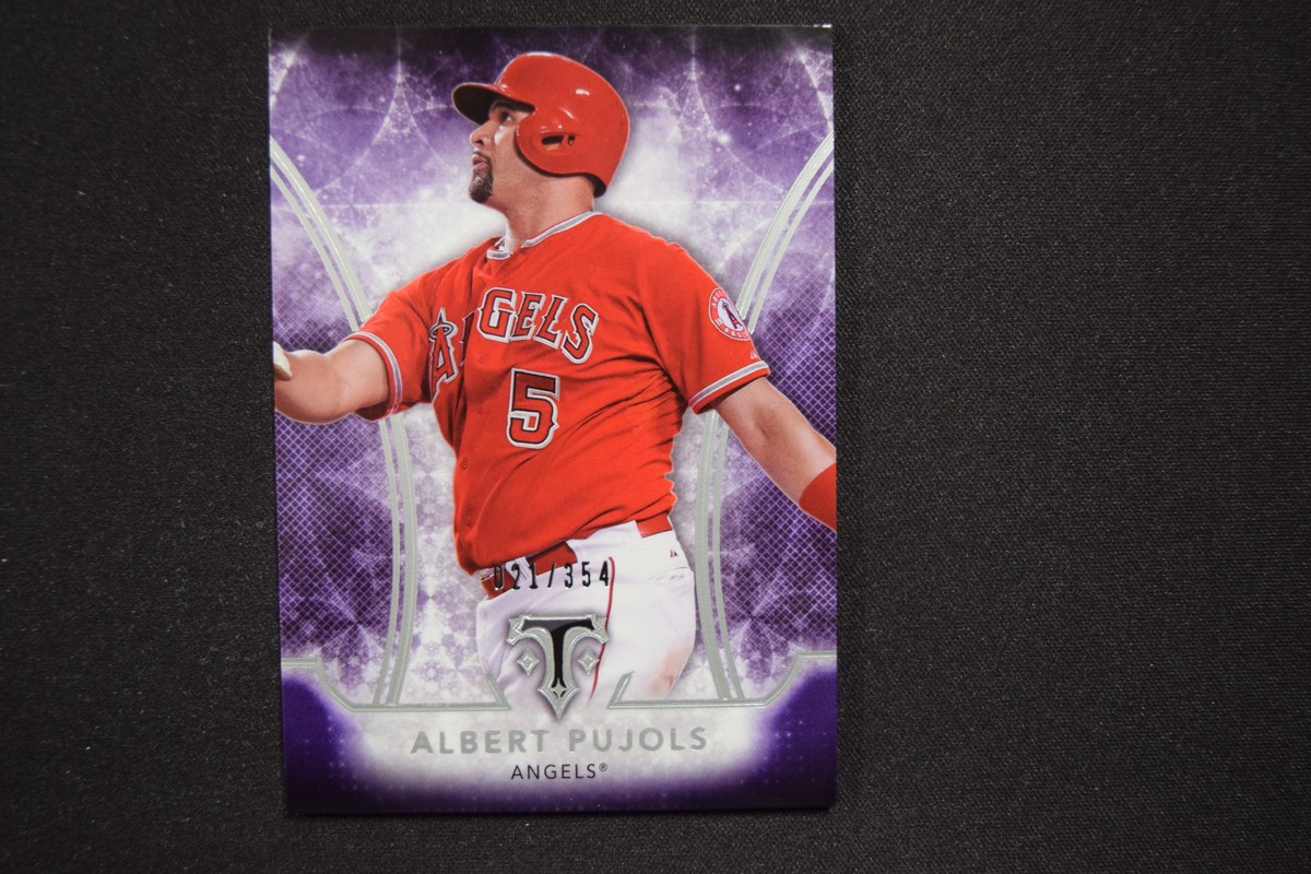 #44 Albert Pujols Los Angeles Angels 2015 Topps Triple Threads Amethyst /354