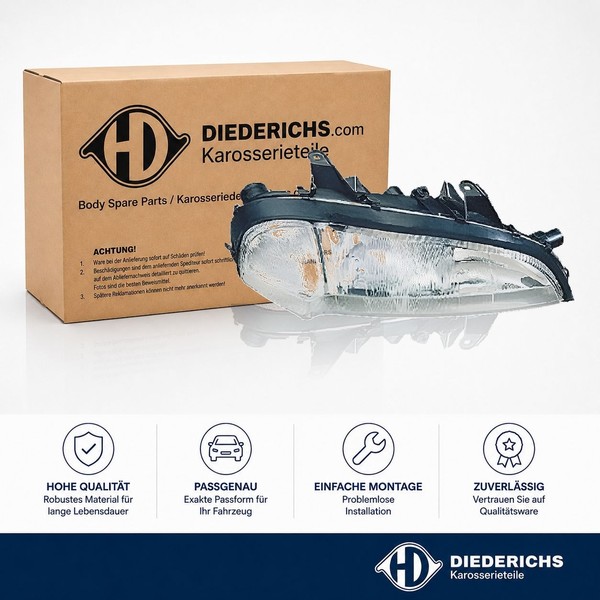 Hauptscheinwerfer Links Diederichs 1820981 FÜR Opel Frontscheinwerfer Frontlicht-image