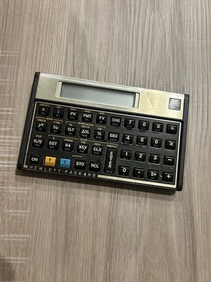Vintage HP Hewlett Packard 12C Financial Calculator USA 2545A54357 Tested Works