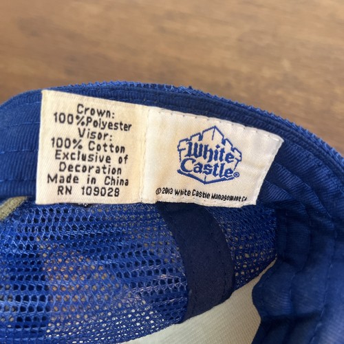 White Castle Hat Cap Foam Mesh Snapback Trucker One Size - Picture 7 of 7