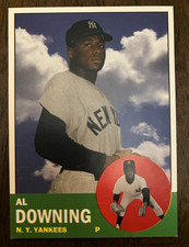 NEW YORK YANKEES: Al Downing Custom Modern 1963 Style Art Card