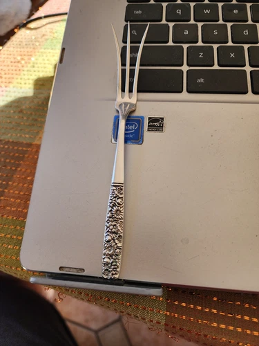 1 Contessina Towle Sterling Silver Lemon Fork 5 5/8" no monogram 17 grams