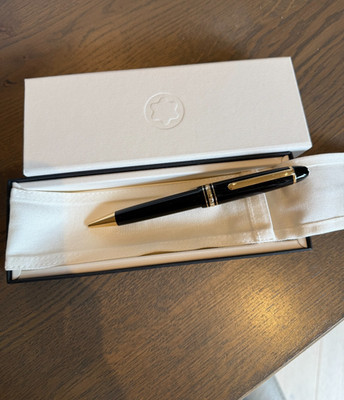 100% Original MontBlanc Meisterstück Gold-Coated LeGrand Kugelschreiber