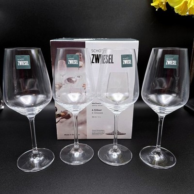 Schott Zwiesel Tulip White Wine Glasses Set of 4 Tritan Crystal 12oz Germany