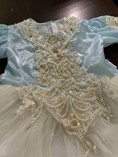 Just Darling Vintage Pageant Dress Toddler Size 3 Baby Blue Ships Free