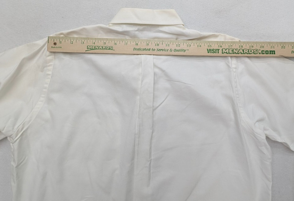 Hunt Club Supreme Men's Dress Shirt Size 16 x 34/35 White Button-Down thumbnail 19