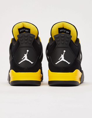 値下げ！Air Jordan 4 Retro GS ブラック/イエロー Size 13 - Jordan 4 Retro Mid Thunder for sale online | eBay