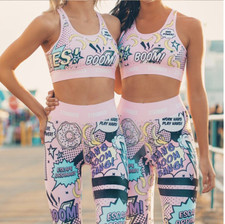 Seamless Women Yoga Set Workout Sportswear Gym Clothing Fitness Long Sleeve Crop