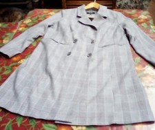 Simply Be Long, Jacket-weight, Double-breasted, Smart Workwear Coat, Size Uk14