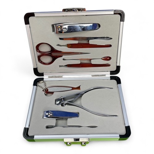 Generation 10 Piece Manicure Set In Case Travel Clippers Tweezers Many Others