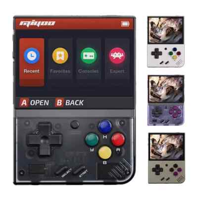Miyoo Mini Plus Retro Handheld-Spielkonsole 64GB SD-Karte 3,5 Zoll IPS Bildschirm NEU
