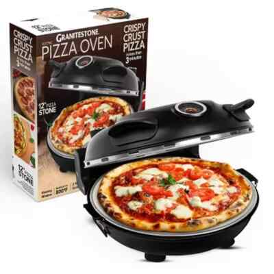 PIEZANO 12-Inch Electric Stone Baked Pizza Oven