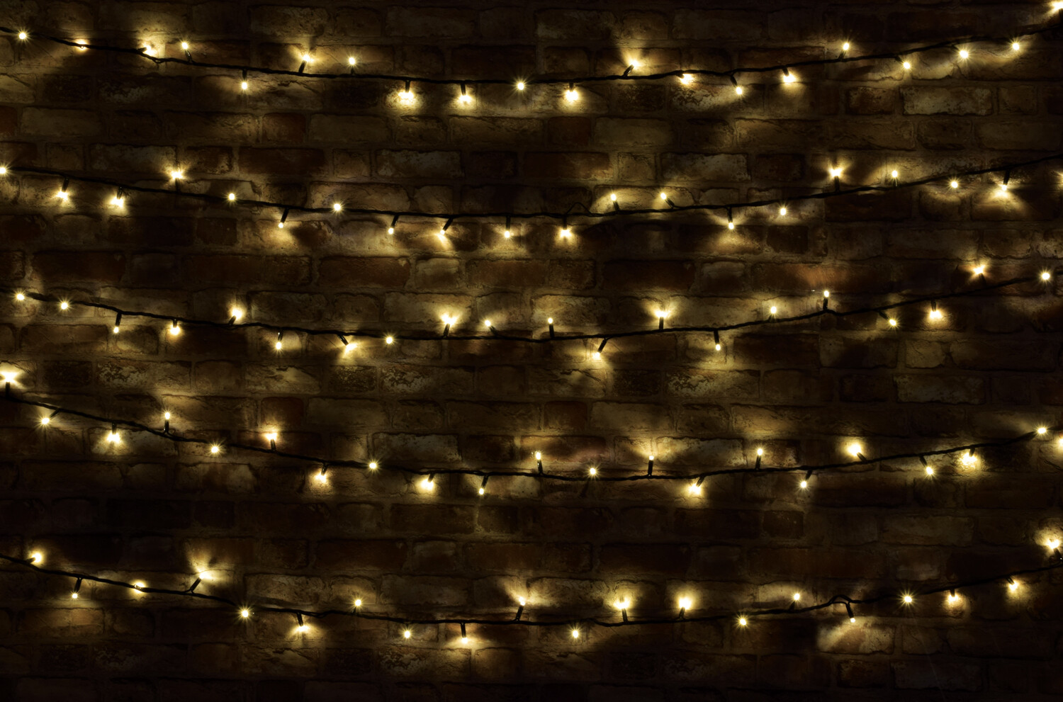 180 Heavy Duty Outdoor LED Warm White String Festoon Lights Linkable Set IP44