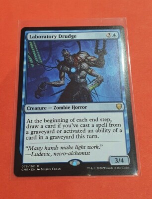 Magic the Gathering Laboratory Drudge Commander Legends Rare MTG
