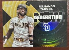 2022 Topps Series One FERNANDO TATIS JR. Generation Now Gold /75 #GN-2 - Padres 