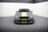 Front Flaps FüR Ford Mustang Gt Mk6 Schwarz Hochglanz Spoilerlippe Schwert