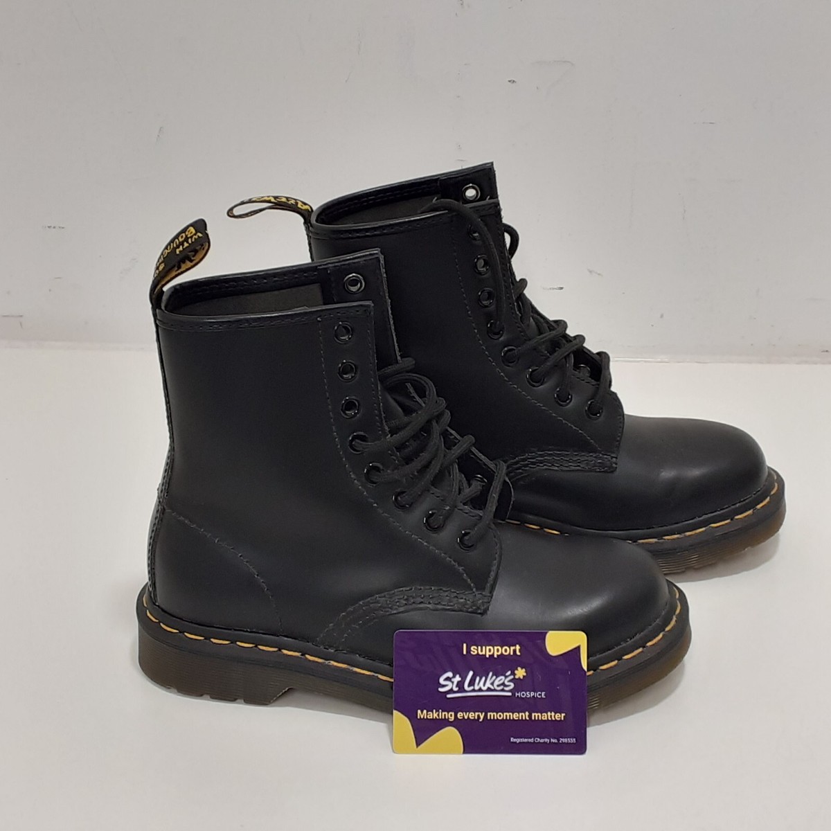 Doc Martens Dr Martens 1460 Eyelet Boot Shoe Black Size UK