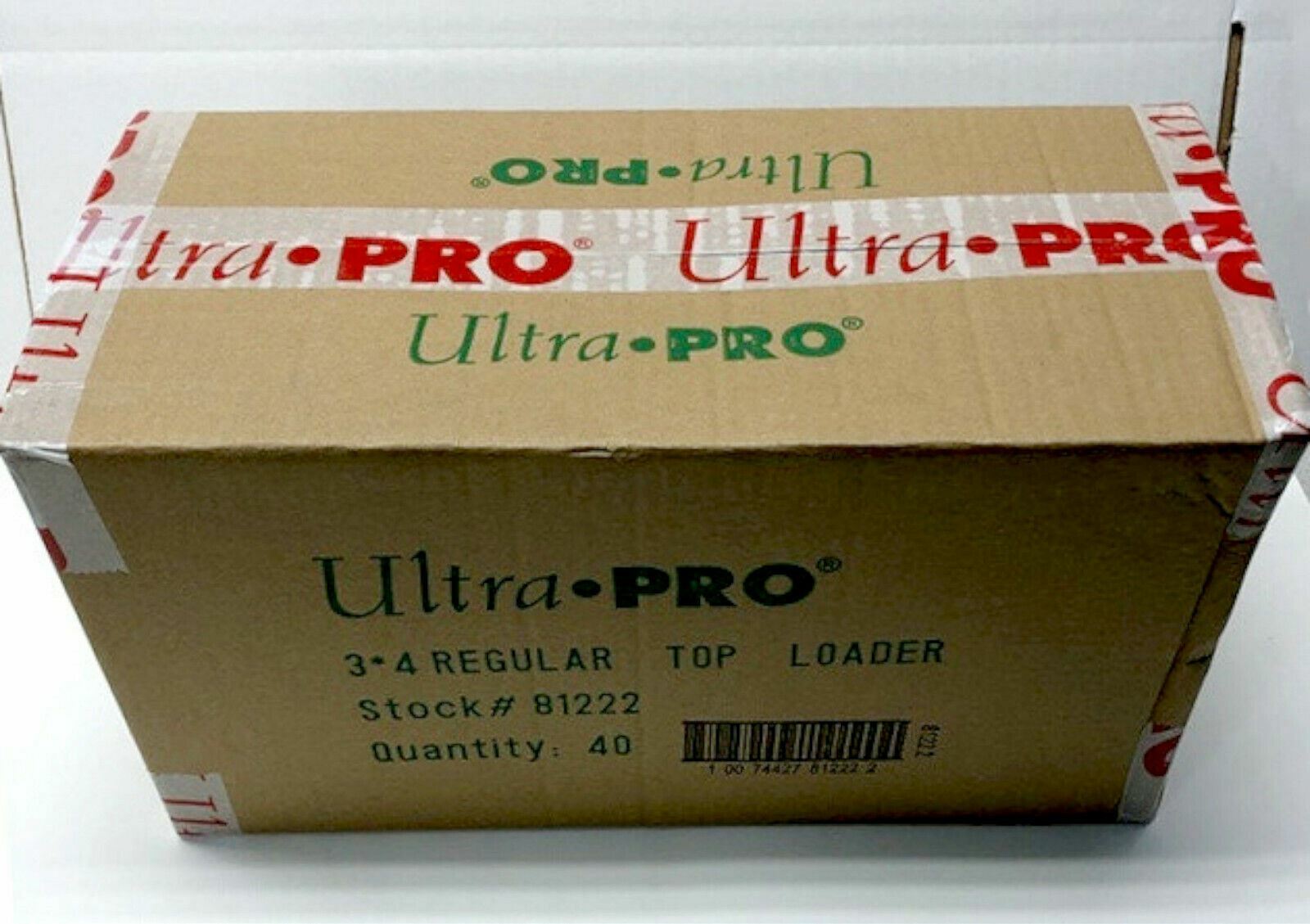 CASE of 1000 Ultra Pro Clear Regular 35pt 3x4 Toploader Trading Card