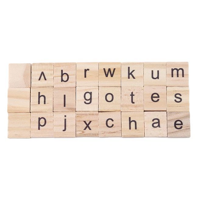 Wood Flat Back Wood Alphabet Letter Number Wooden Scrapbooking Craft LC - Image 4 of 4
