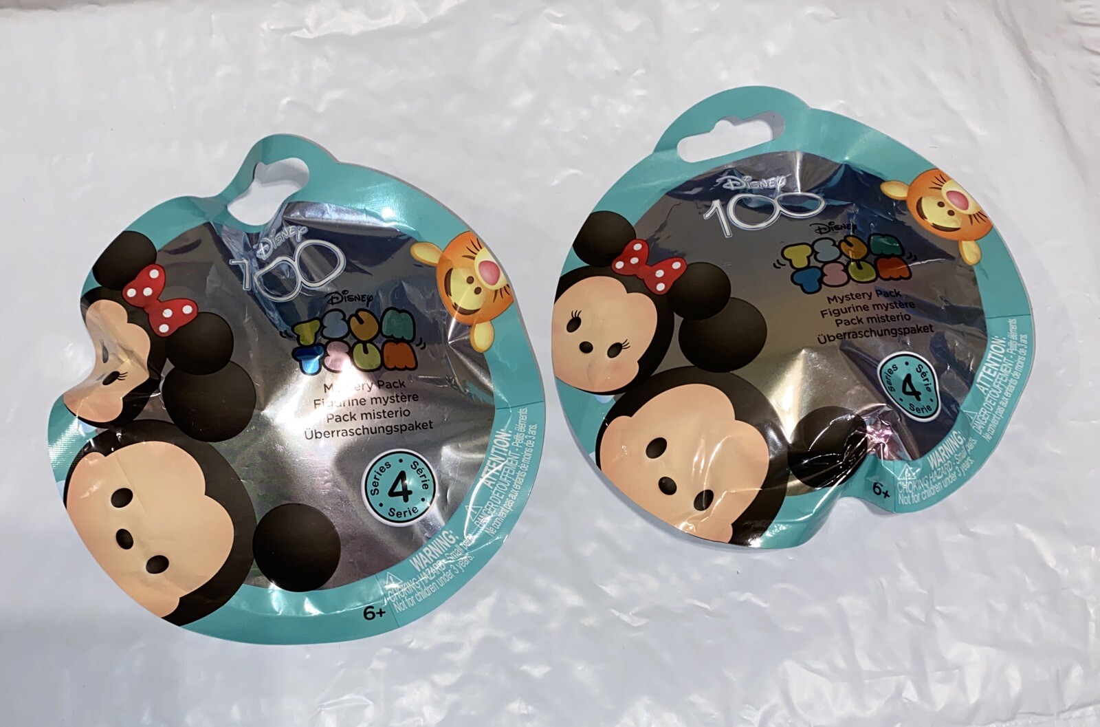 Disney 100 Years Tsum Tsum Mystery Pack Bundle Lot of 2 Series 4
