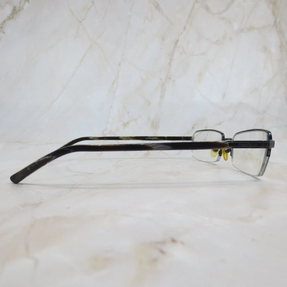 Perry Ellis Eyeglasses Frame PE235-2 Men's Brown Half Rim Rectangular 53-18-140 - Image 3 of 4