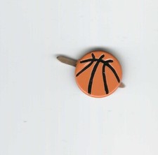 BASKETBALL SCRAPBOOKING DECORATIVE BRADS EYELET OUTLET 8 PCS