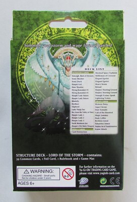 YUGIOH 2006 STRUCTURE DECK LORD OF THE STORM ENGLISH 1ST ED MINT SEALED | eBay YUGIOH 2006 STRUCTURE DECK LORD OF THE STORM ENGLISH 1ST ED MINT SEALED | eBay