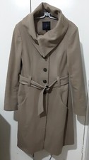 Jasper Conran Designer Women's Wool Cashmere Blend Coat Uk 12 Pit-pit 19-20"