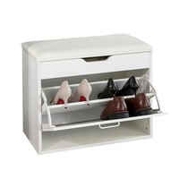 Sobuy Schuhbank Mit Sitzkissen Sitzbank Schuhregal Schuhschrank FSR95-W