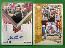 2021 Diamond Kings Rookie Jared Oliva Dual Jersey Patch Card Auto RC RPA Lot