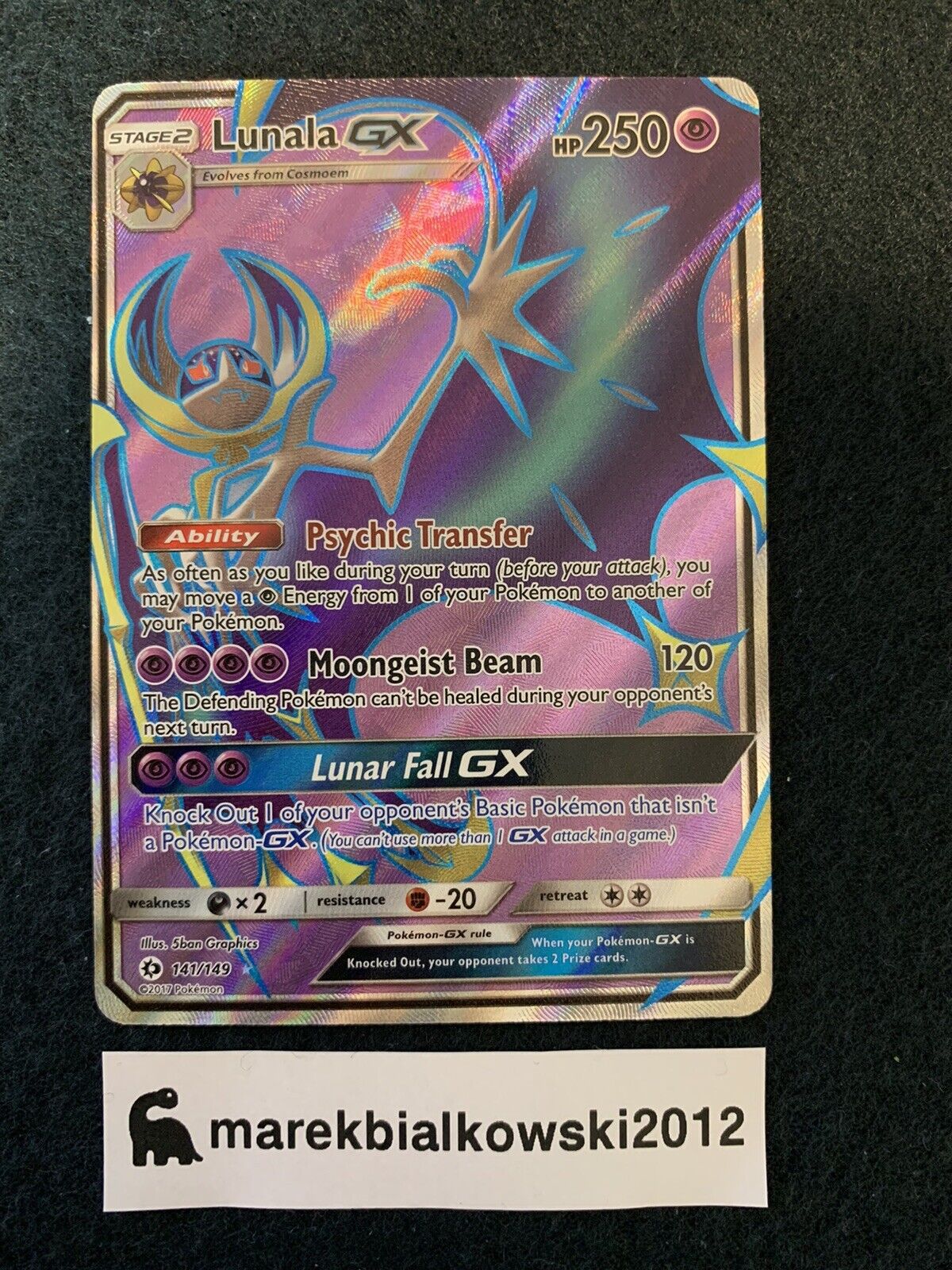 Pokemon Lunala GX