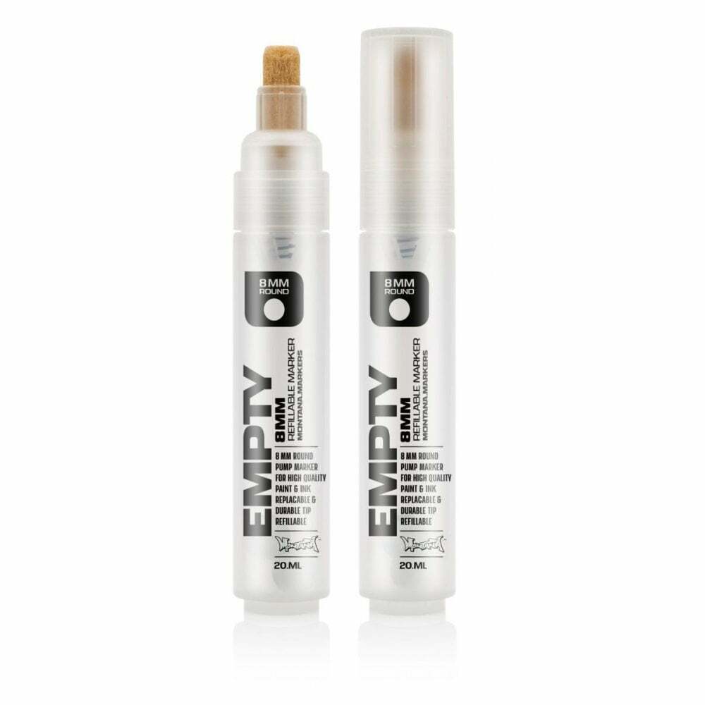 Montana Black Empty Marker 8mm Round