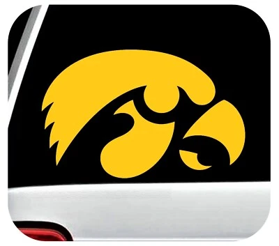 BLUEGRASS DECALS Iowa Hawkeyes Vinyl Decal Sticker Choose Size & Color