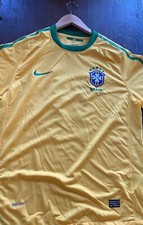 Nike Authentic Brazil Home Neymar Soccer 10 Jersey Men's Sz.L
